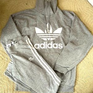 Grey Adidas Sweatshirt and leggings Set